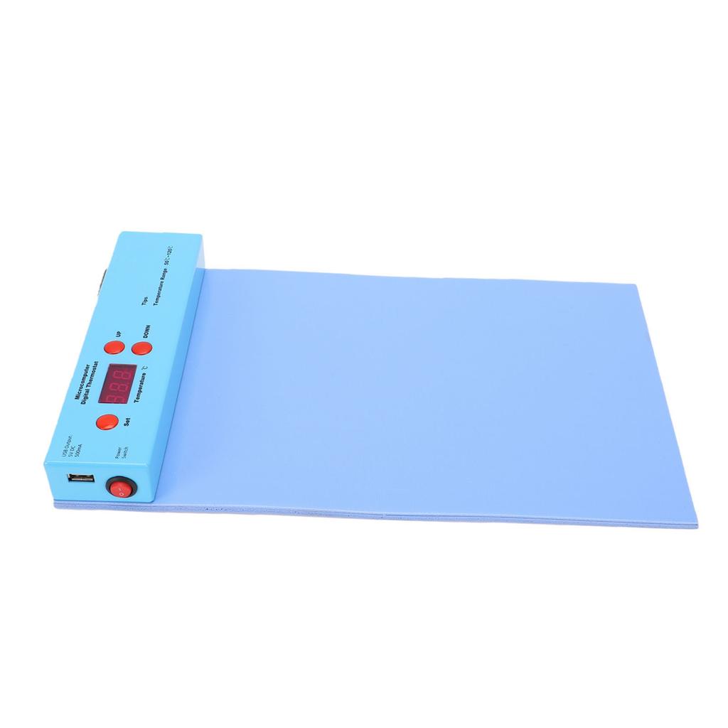 LCD Screen Heating Pad Adjustable Temperature Heating Mat for Phone Tablet Screen Repair US Plug