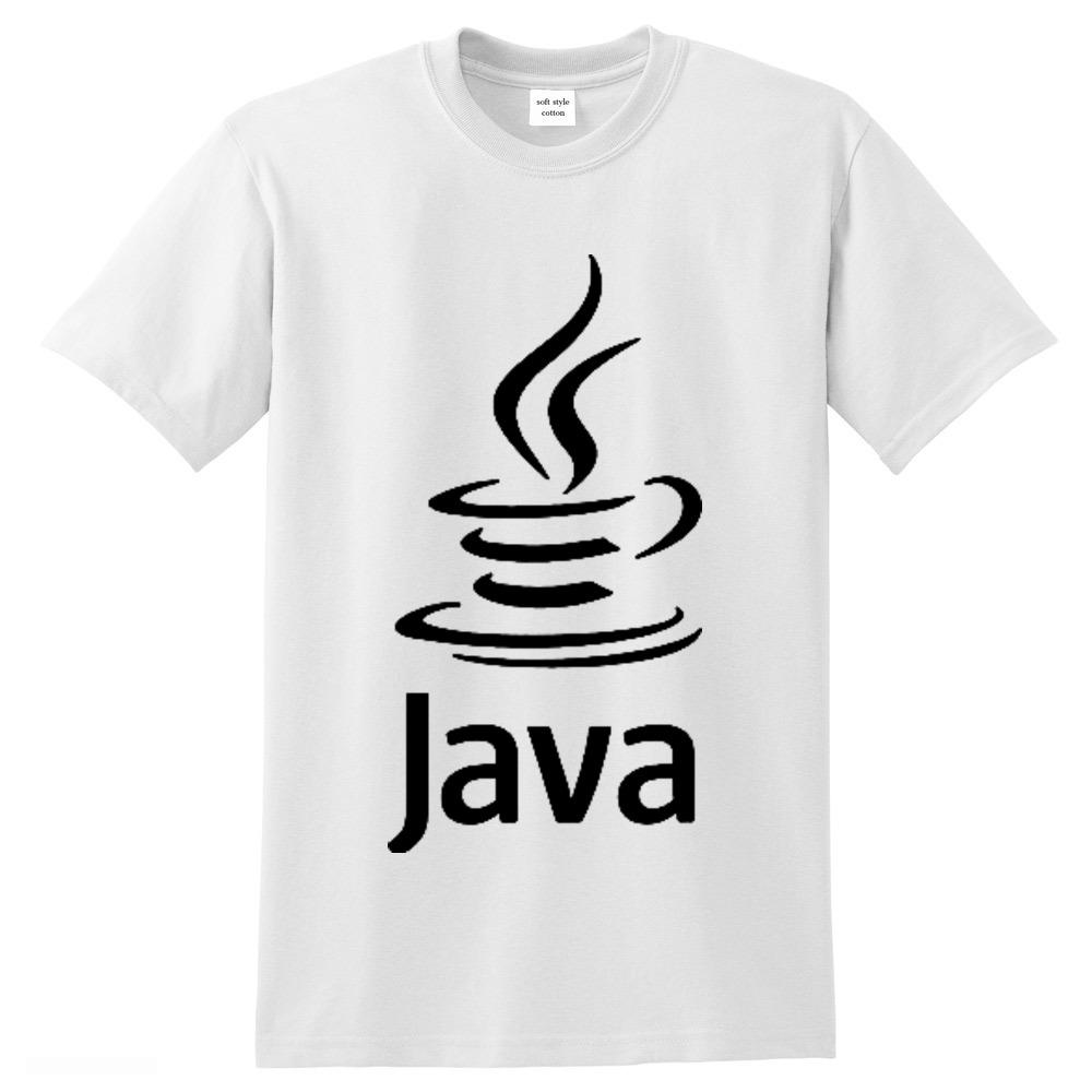 

Java Tshirt 100 cotton programmer tshirts swag printed men T shirt oneck summer street style loose tee shirts 4XL