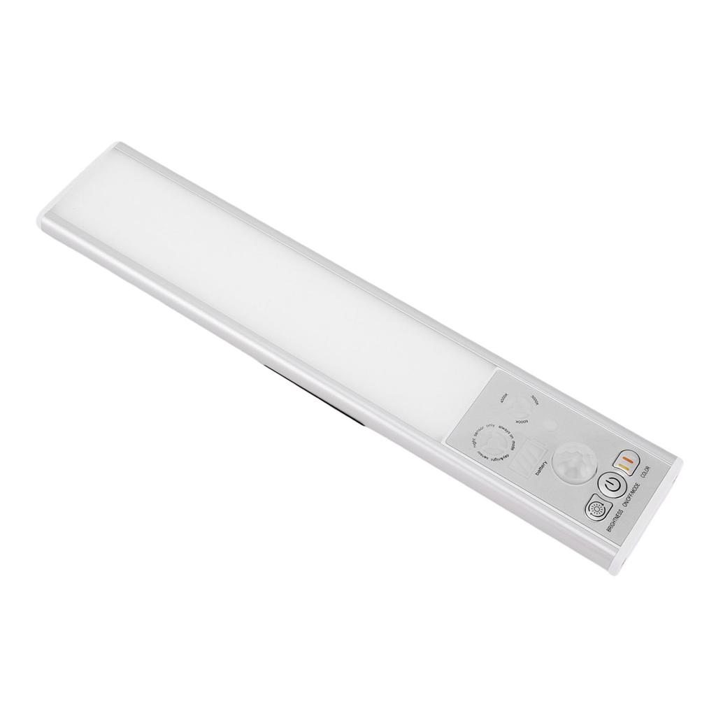 Under Cabinet Light Super Thin Motion Sensor 3 Color Dimmable Rechargeable Closet Light for Kitchen Bedside