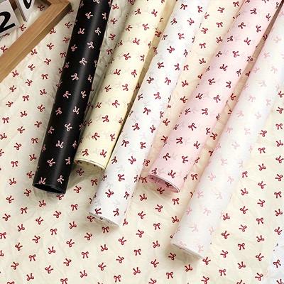 20 Stück/Set Weiches Dünnes Papier Schleifenmuster Verpackungspapier Blume Geschenkverpackungspapier Weihnachtsgeschenk Dekoration Geschenkbox Verpackung Bouquetpapier