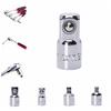 Zestaw narzędzi Adapter Reduktor Konwerter Nasadka z grzechotką z blokadą kulkową 1/4" 3/8" 1/2"