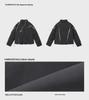 Unisex Trendy Pleated Stand Collar Cotton Jacket - Stylish and Warm Winter Coat