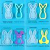 Bunny Candle Silicone Resin Mold for Easter Rabbit Candlestick Plaster Soap Ornaments Casting Making Home Decor