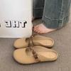Women's Summer Lazy Slip-On Baotou Half-Slippers, 2026 French Style Flat Soft Sole Sandals.