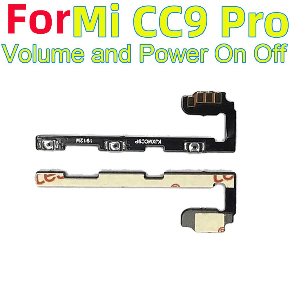 Power ON OFF Mute Switch Control Key Volume Button Flex Cable for Xiaomi Mi CC9 Pro Power On Off Volume Power Volume