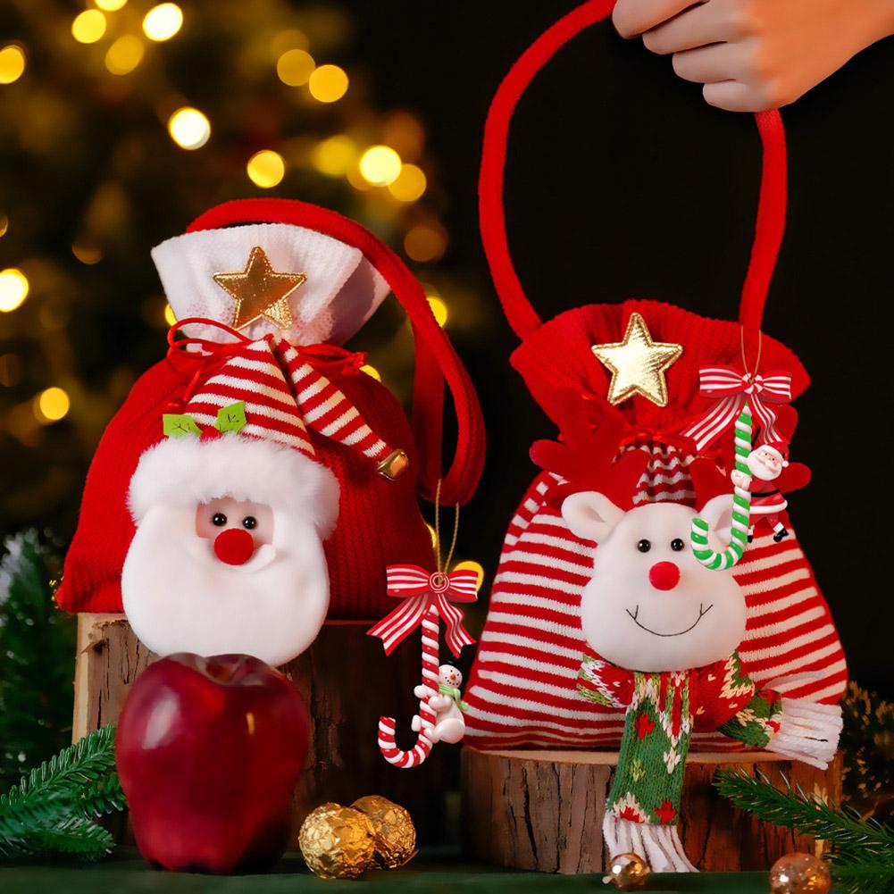 Charmante Weihnachts-Hängedekoration Einzigartige Zuckerstangen-Ornamente im 3er-Set