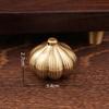 Brass Winning Point Is Holding Hand Pieces Rotatable Pure Metal Crafts Garlic Furnishings Small Copper Ware