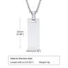 Men's Initial Vertical Bar Necklaces,Waterproof Stainless Steel Plain Geometric Pendant Collar,Personalize Custom Gifts Jewelry
