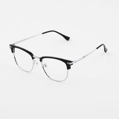 Men's and Women's Couple Semi-Metal Frame Fashion Glasses Frame