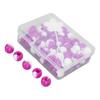 74pcs Round Hair Beads DIY Plastic Crochet Braid Wig Accessories Braid Dreadlock Beads Hair