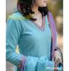 Indian Women Designer Kurta Pant Dupatta Set Bollywood Top Tunic Kurti Salwar Suit Dress