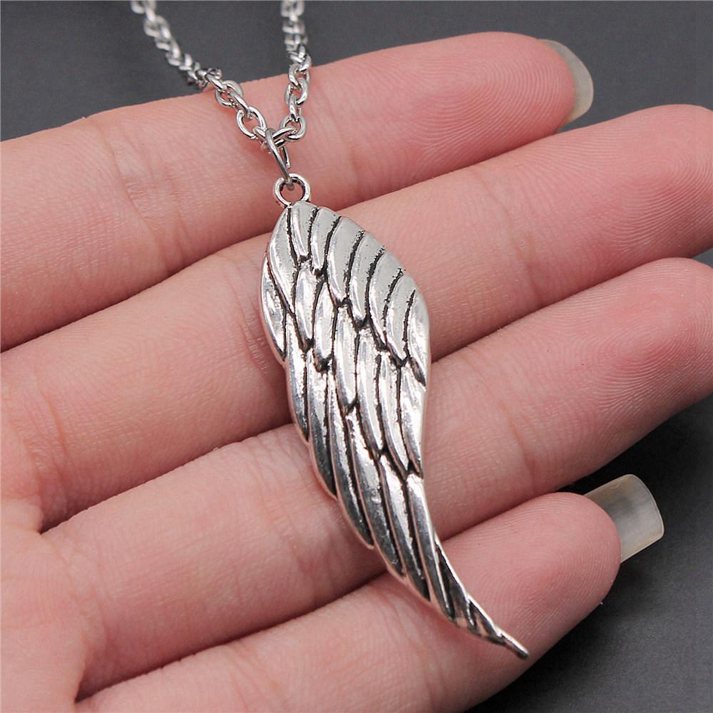 45cm Oder 70cm Lange Kette Halskette Flügel Engel Hochzeitsschmuck Zubehör QN003