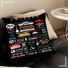 Classic F-Friends Tv Show Maple Design Cushion Cover Happy Autumn Harvest Decor Holiday Decorati Pillow Cover