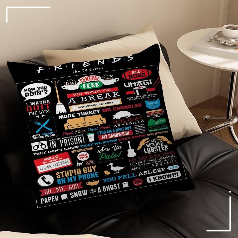 Classic F-Friends Tv Show Maple Design Cushion Cover Happy Autumn Harvest Decor Holiday Decorati Pillow Cover