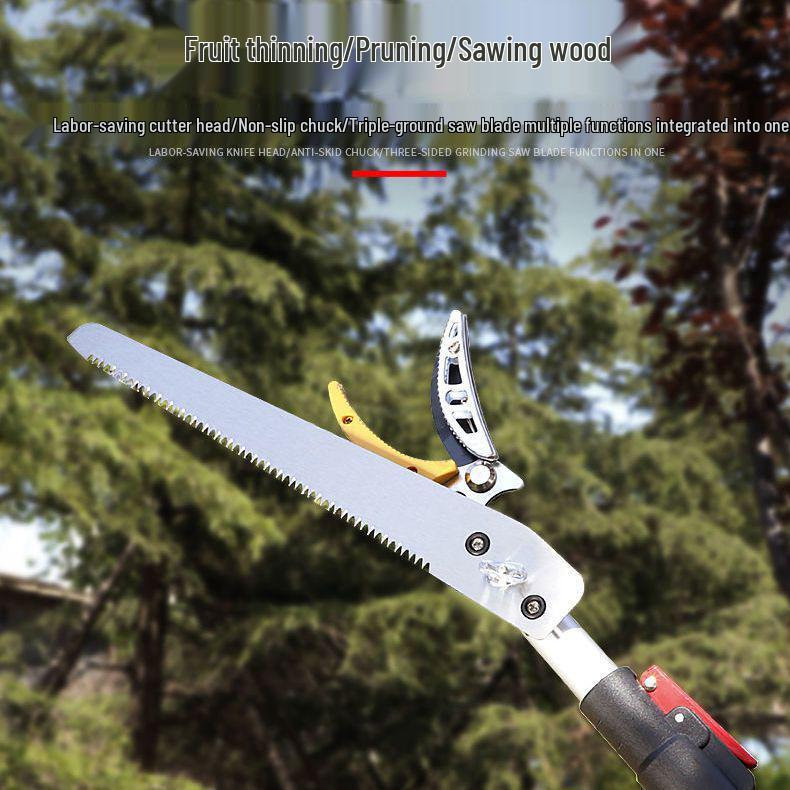 Yüksek Dallar İçin Teleskopik Budama Makası ve Meyve Toplayıcı - Trabzon Hurması, Liçi, Longan ve Malta Eriği İçin İdeal