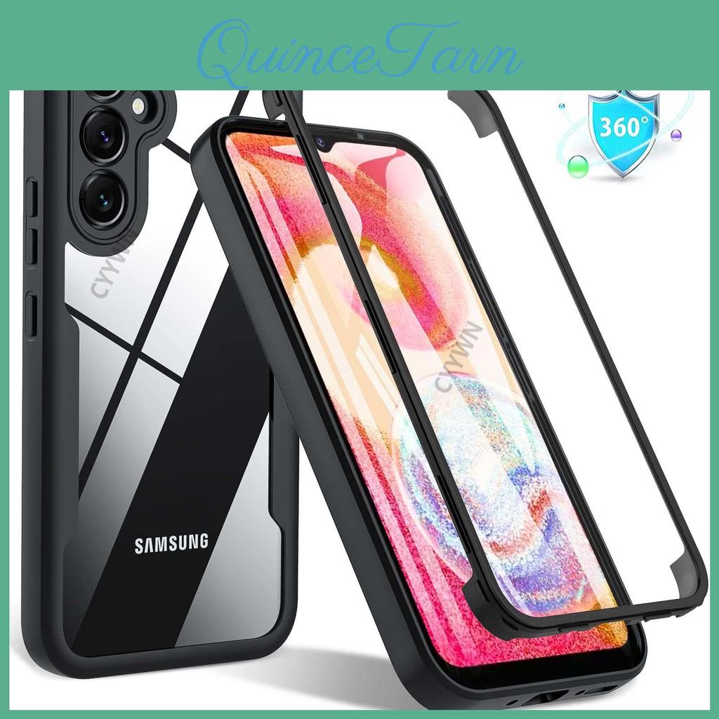 360 Protector Full Screen Body Transparent Case For Samsung A07 A17 A06 A16 A05s A15 A14 A26 A36 A56 A25 A55 A35 A54 Shockproof