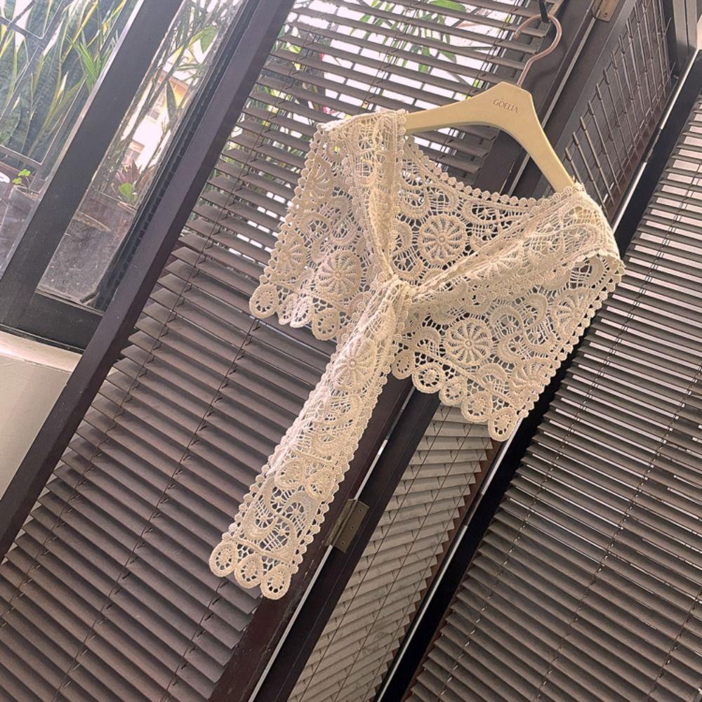 Îmbrăcăminte Decorație Bluză Umeri Guler Fals Esarfă Femeie Sal Tricotat Eșarfe în stil coreean