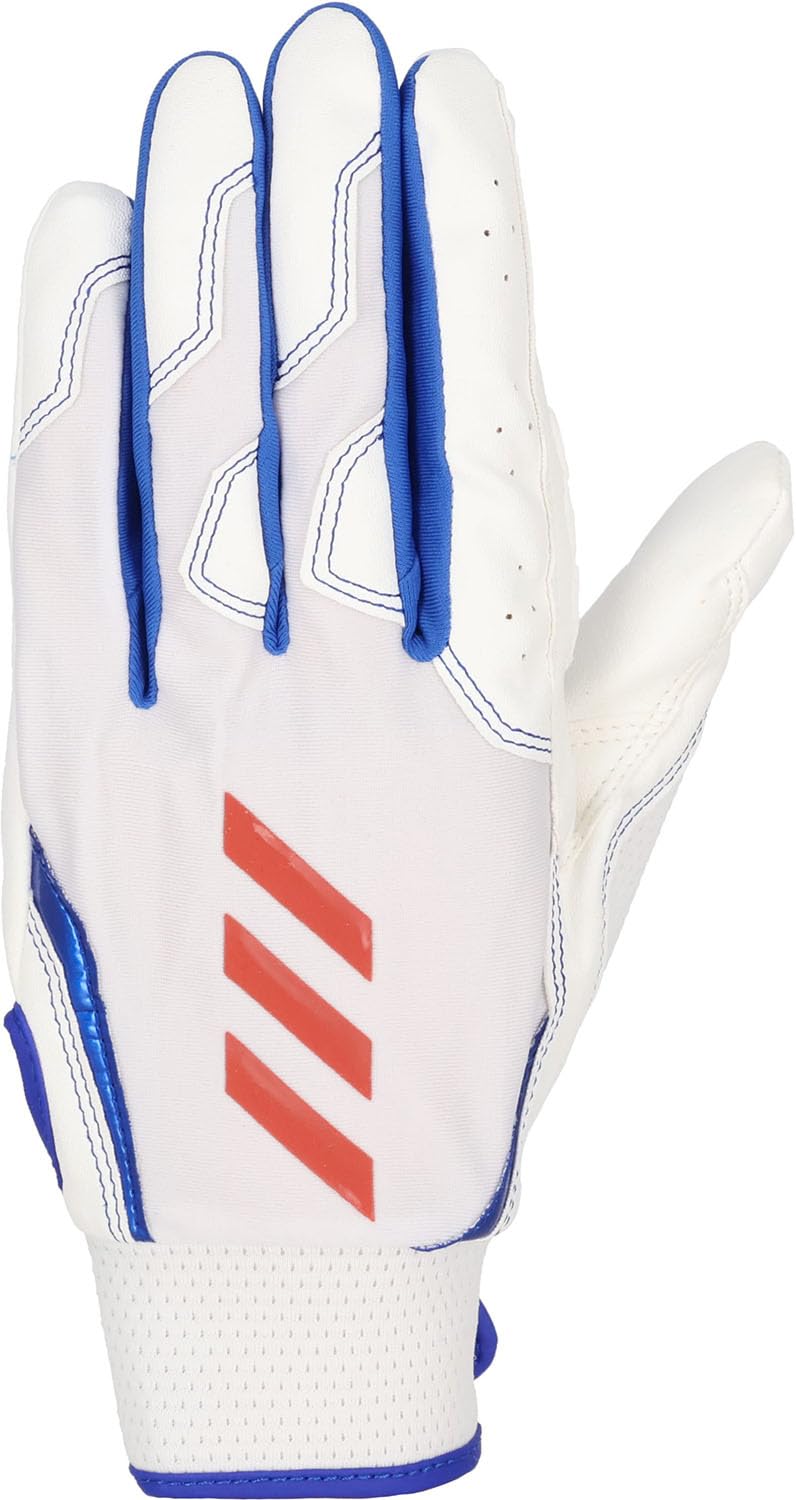 adidas Бейсбольные перчатки для полевого игрока, размер White x Light Red LHS LBG604, 51, (1163)