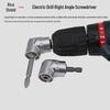 Universal Right Angle Flexible Screwdriver Attachment with Electric Drill Connection
