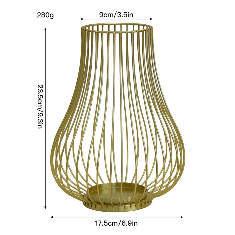 Iron Candlestick Ornaments, Romantic Decorations for Living Room Dining Tables, and Home Romantic Display Arrangements