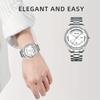 Men'S Stainless Steel Watch, Casual Simple Men'S Quartz Watch