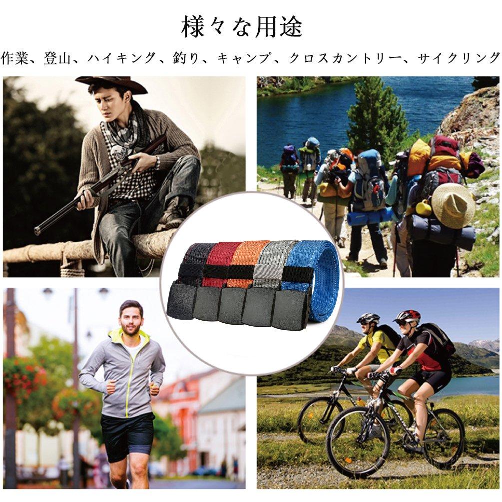 LionVII Nylon Upgraded Adjustable Belt for and Suitable for Workwear and the 38mm 125cm Long Belt, Edition High-Strength, Lightweight, Sports,