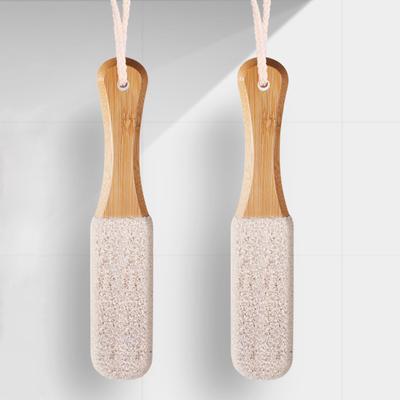 Wooden Foot File Callus Remover Double-Sided Foot Grinder Ergonomic Handle Foot Scrubber Foot Care And Foot Exfoliator Foot Rasp