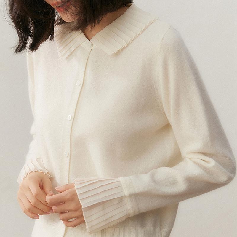 Qinghe 100% Pure Cashmere Women's Sweater - Ultra Soft Luxury Winter Pullover