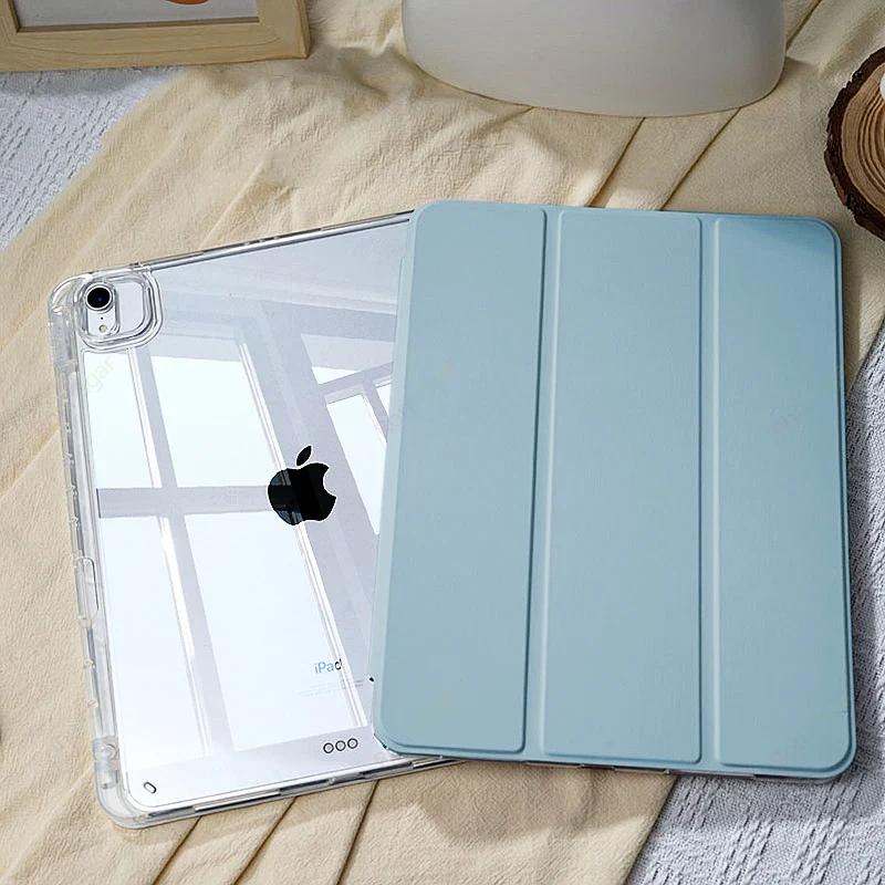 For  iPad 11th A16 Case Air11 13'' iPad 10th 9th 8th Gen 10.2 10.5 iPad Pro11 M4 Air4 5 10.9in 12.9 M2 M3 Pencil Holder Case