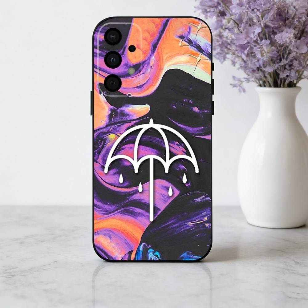 B-Bring M-Me the Horizon Band phone Case For Samsung Galaxy A73,A72,A71,A70,A53,A52,A51,Others Soft Black Shell