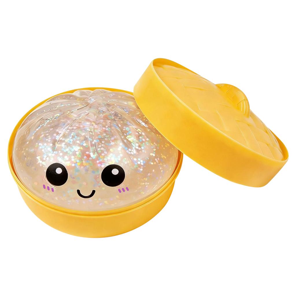Lustiger Glitzer-Knödel Glitzer-Knödel Squishy Mit Box Knödel Sensorisches Quetschspielzeug Zur Stressbewältigung Schreibtischdekoration