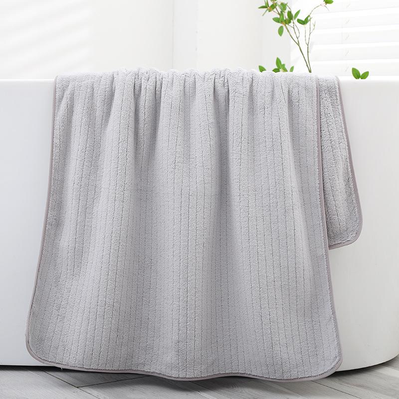 70x140cm Adult Bath Towel for Both Men Women Absorbent Quick Drying Less Prone To Shedding Hair Enlarged Wearable Bath Towel Couple Style Shower Robe