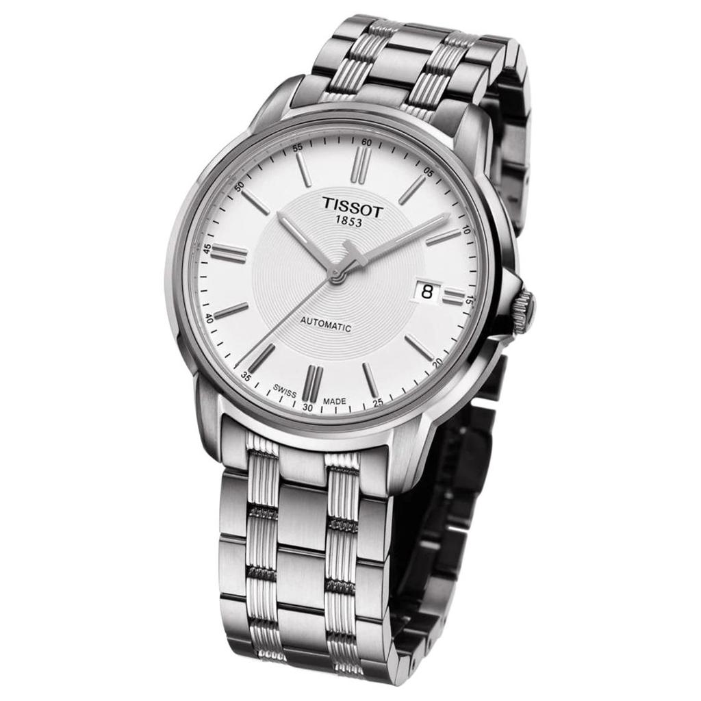 Tissot Hengyi Collection Automatik Mechanisches Uhrwerk 30m Wasserdichtigkeit Herrenuhren Uhr 39mm Weißes Zifferblatt T065.407.11.031.00
