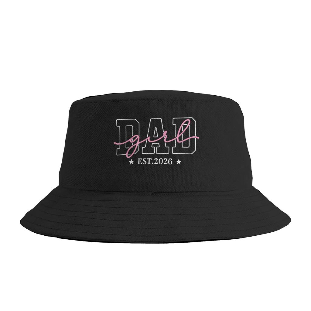 Soon to Be Daddy of Baby Girl Promoted to Daddy New Dad Bucket Hat Spring Korean FisherUnisex Hats For Unisex Soft Fold Caps