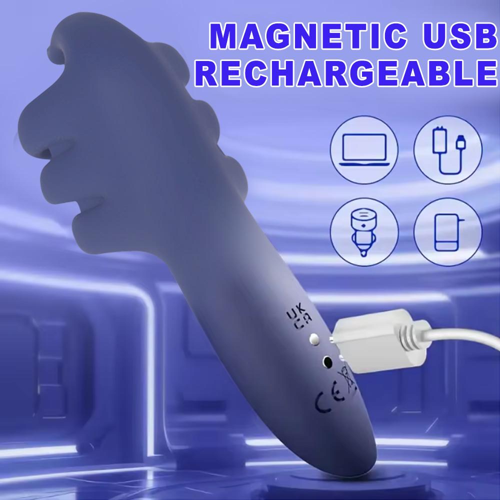 Male Masturbator Stroker for Penis Glans Clit Nipple Stimulation 9 Strong Vibrating Modes Lasting Delay Endurance Sex Toys for M