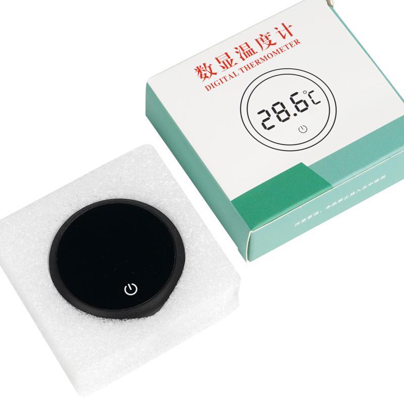 Neues Aquarium Selbstklebendes Thermometer LCD Digital Fischbecken Mini-Thermometer Großer Bildschirm Monitor Terrarium Temperaturmesser