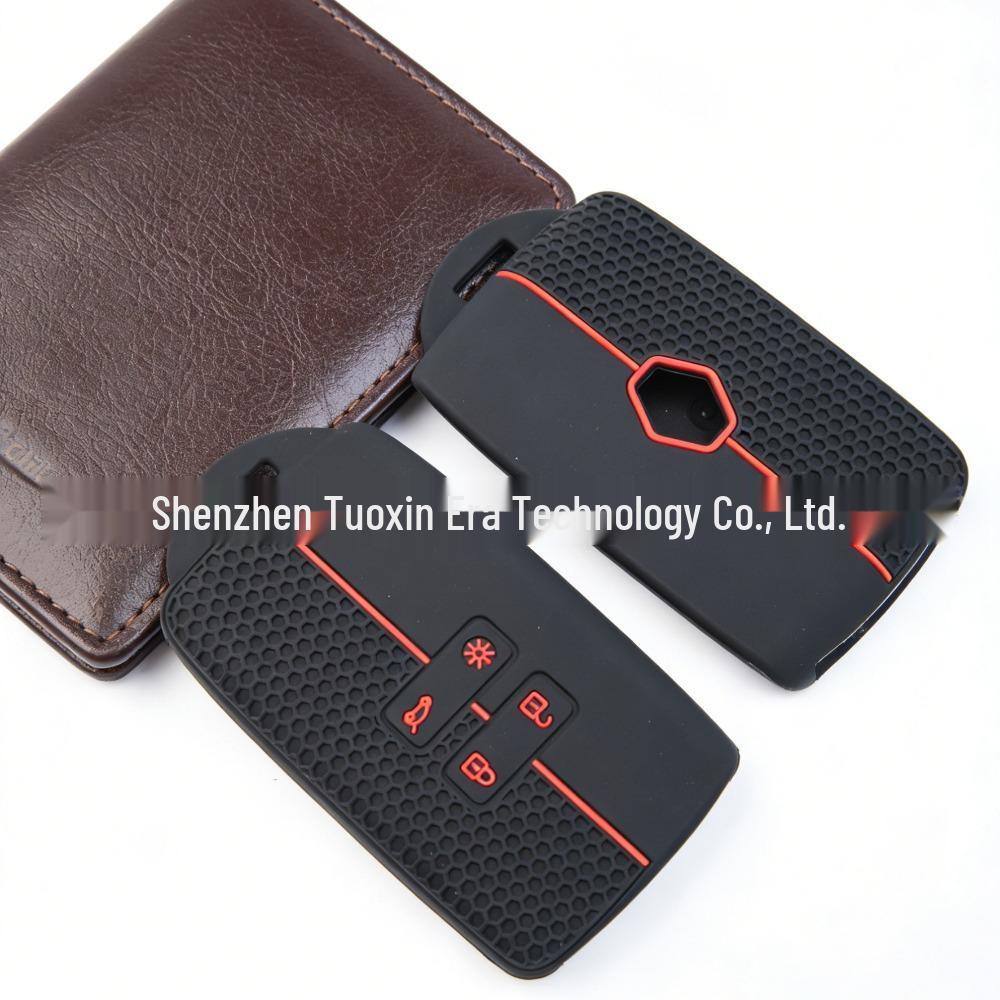 Dongfeng Renault Koleos 2022 Silicone Key Cover - Honeycomb Design