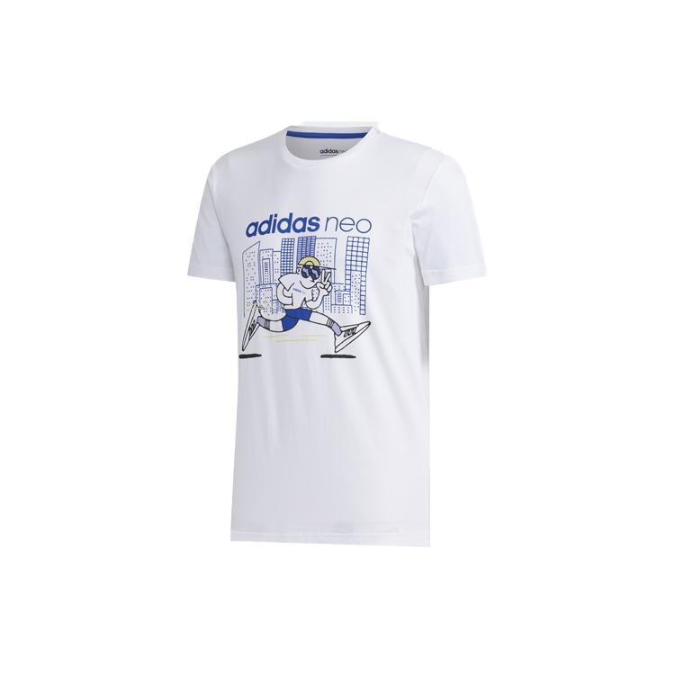 adidas neo Faves Tee Short Sleeve Men s White FP7379 S
