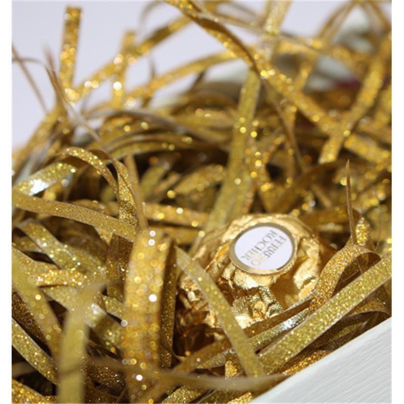 Raffia Shredded Paper Filler for Gift Boxes - Perfect for Birthdays, Weddings, Candy, and Souvenirs