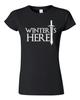 Junior Winter Is Here Sword TV Parody Funny DT T-Shirt Tee Unisex T-Shirt