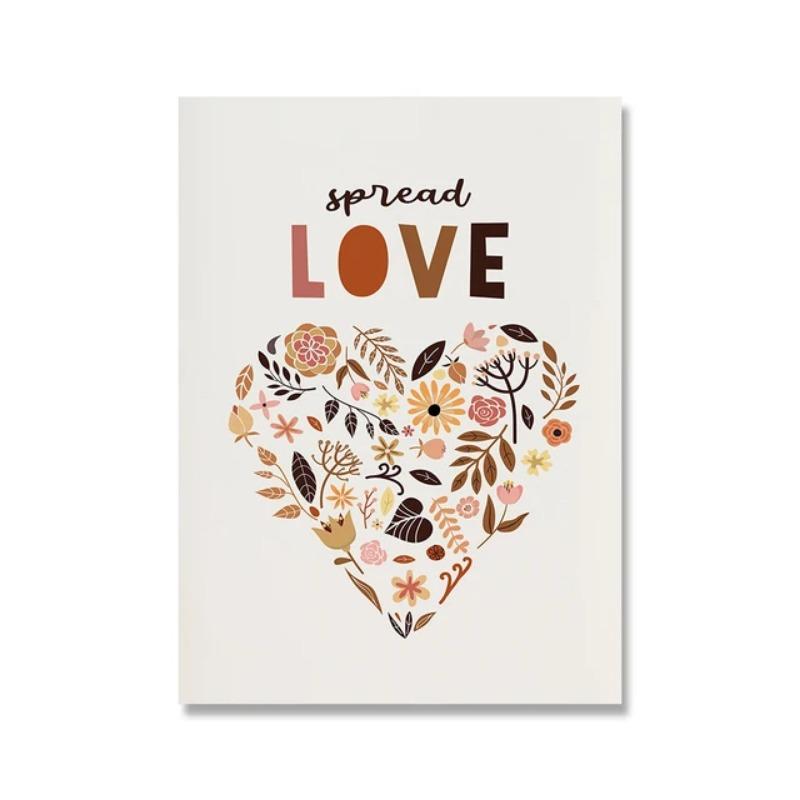 

Love Hands Canvas Art Prints Human Equality Diversity Poster Wall Art for Friendship Nordic Nursery Home Decoration Modern In 21cm×30cm NoFrame