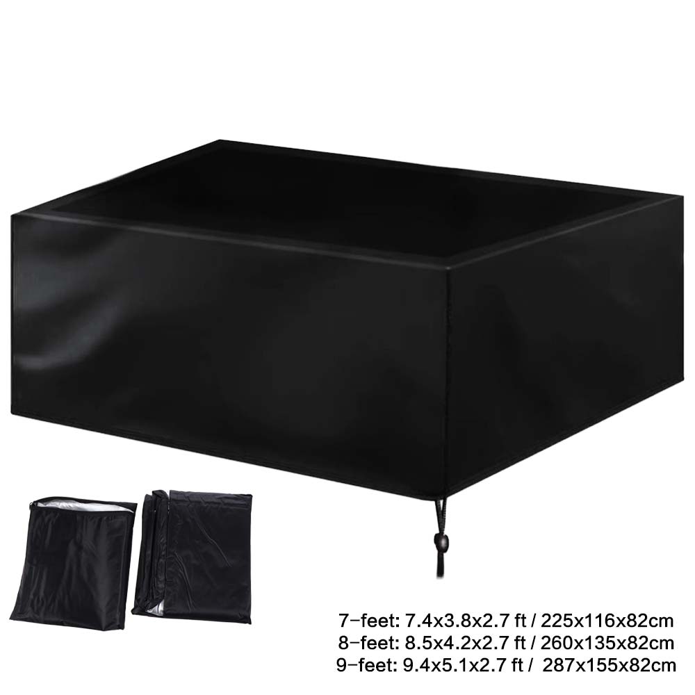 Waterproof Pool Table Dust Cover 7/8/9 Feet Snooker Table Cover  Sports and Entertainment