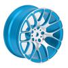 4PCS RC Wheel Hubs Replacement for MN128 MN86 G500 1 12 Aluminium Alloy RC Car Wheel Rim Hub Blue