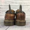 Vintage 80s-90s Rare Made in England Dr. Martens Low Cut Boots Size 24.5cm Brown Bouncing Sole(USED)