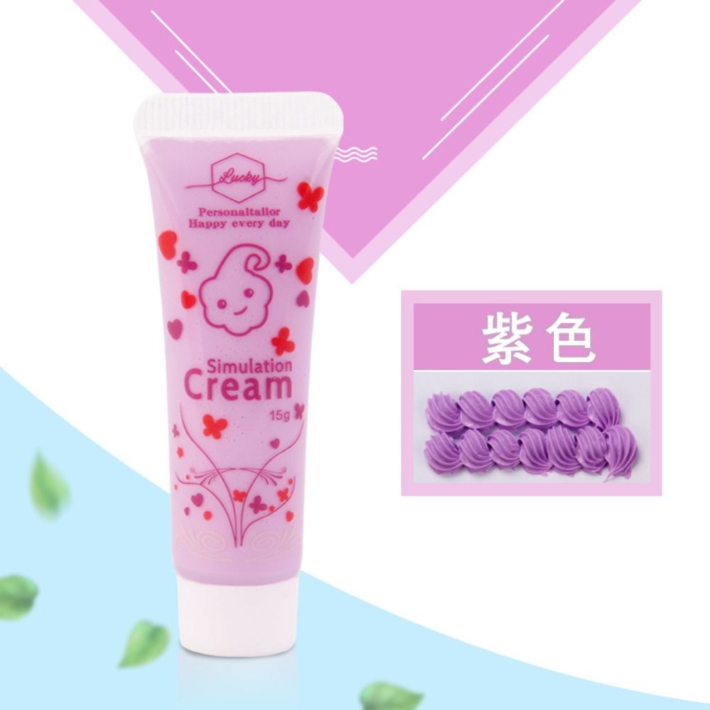 

Симуляційний гель для чохла телефону DIY ремесло м яка глина гука клей гука клей для карток крем гумка смола крем фіолетовий