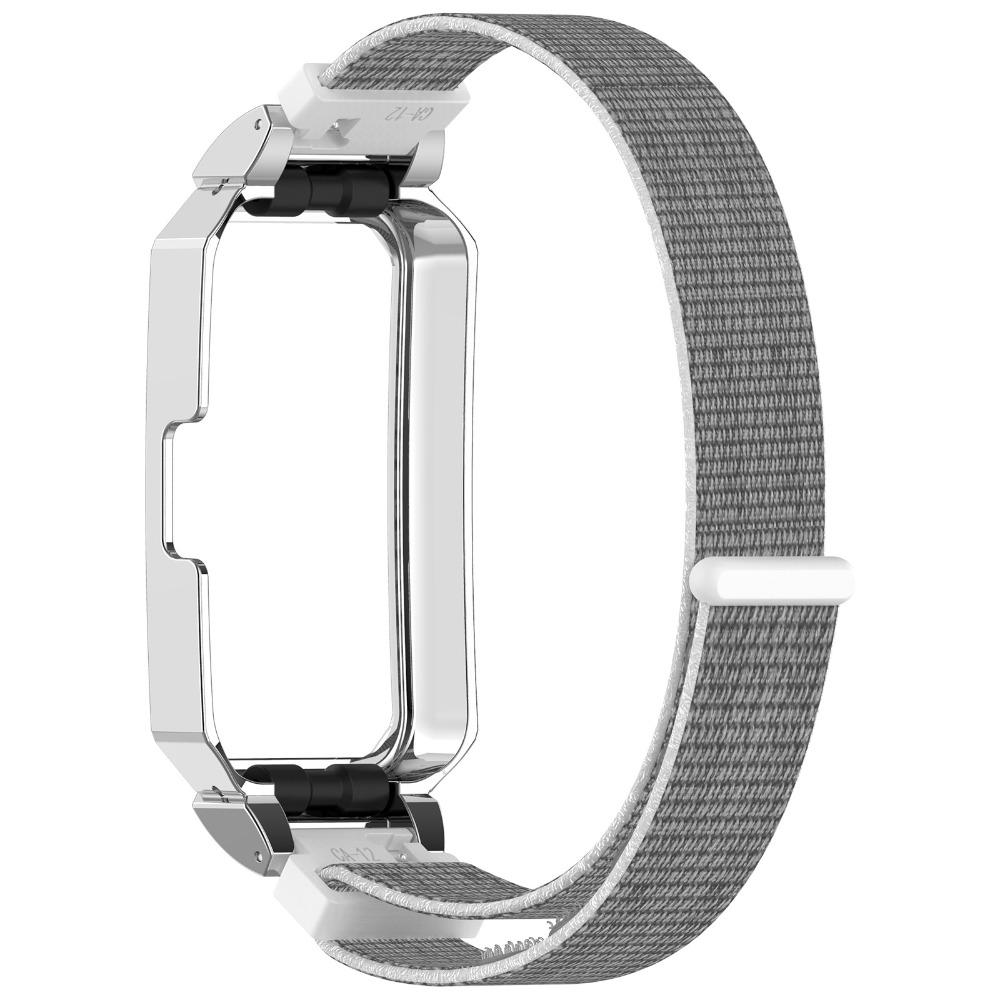 New Nylon Loop Strap Replacement Adjustable Metal Frame Soft Watchband for Huawei Band 10/9/8 Smart Watch Accessories