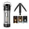 Portable Outdoor Camping Lamp – Adjustable Dimming, Long Battery Life, Hook & Stand Mount, Ambient Flashlight for Hiking Fishing