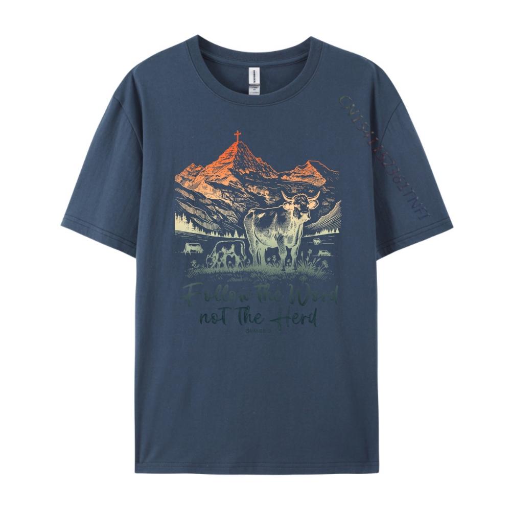 

Follow The Word Not The Herd Isaiah Christian Jesus Camisas Basicas Hombre New Year Aesthetic T-shirt 4XL