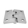 4 Pcs 316 Stainless Steel Hinge Marine Boat Square Deck Cast Door Hinge Polished Hardware