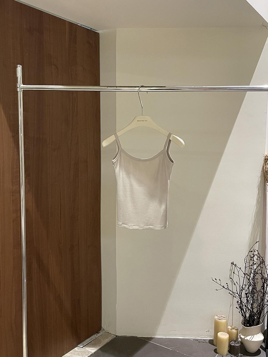 Early Spring New Arrival: Women s Ribbed Round Neck Backless Tank Top BXB201 Small